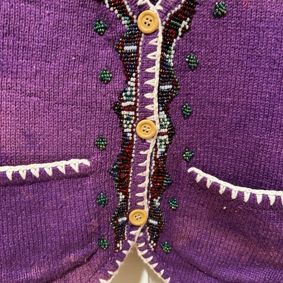 Vintage Ivy silk blend knit vest. - Picture 3 of 8